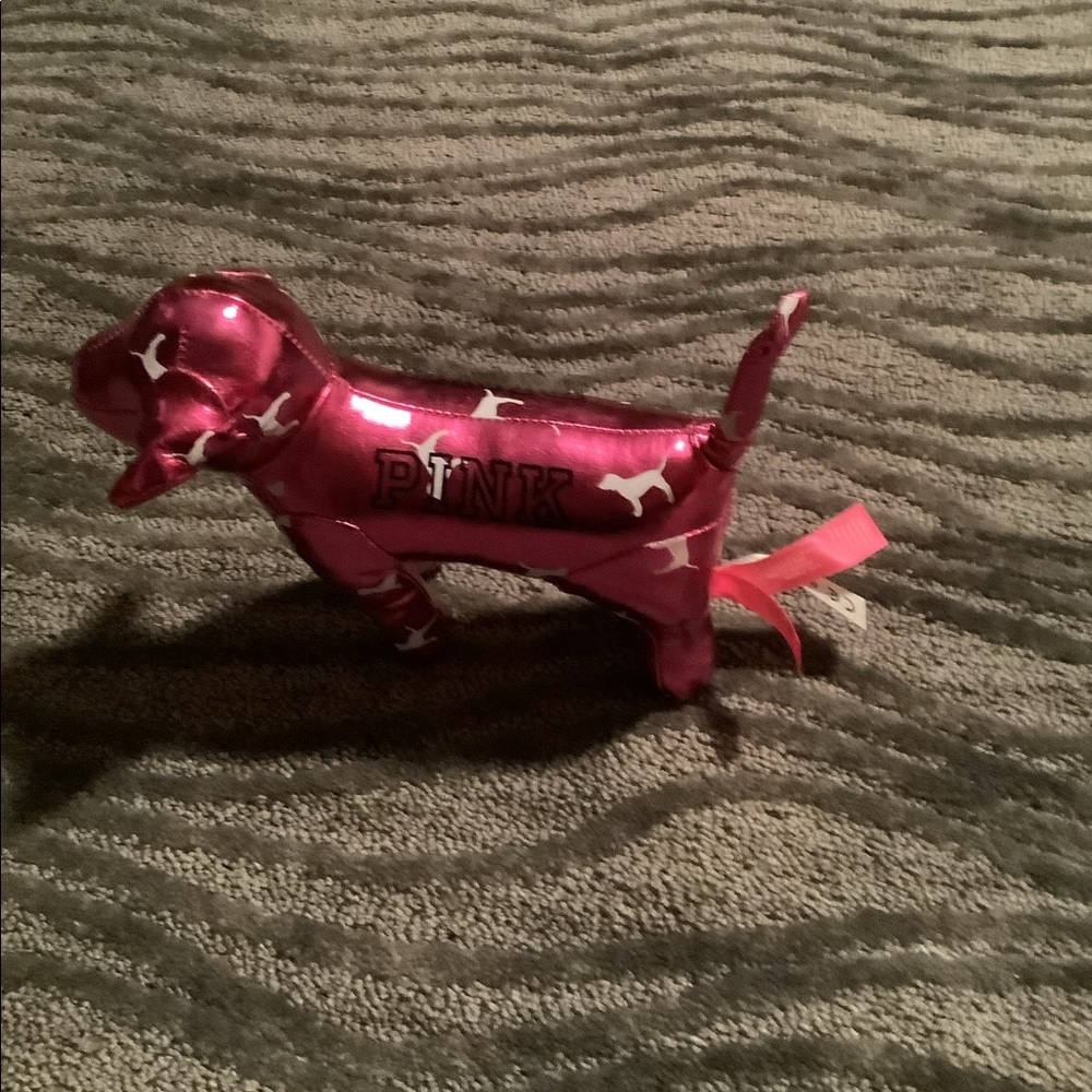 Love pink stuffed dog